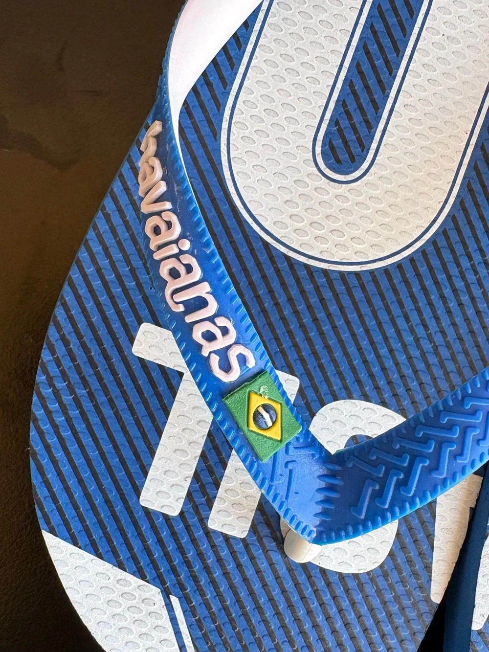 Havaianas Teams Brasil 10 Flip Flops Special Edition Men's Size 9/10